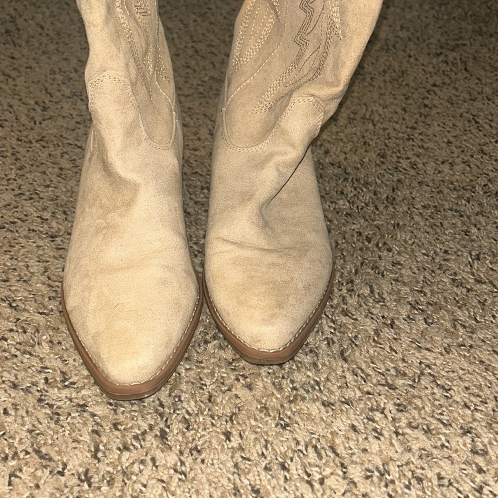 Madden girl Redford sand colored cowboy boots size 8.5 - Picture 4 of 8